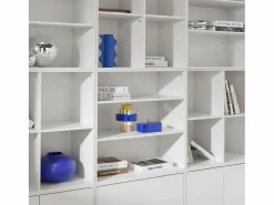 Sweeek Kit estantería o biblioteca modular con 9 secciones Blanco Clearance
