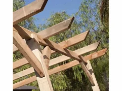 Kit pérgola madera 4x3.6x2.4 m + postes 9x9 4X3.60 M^NORTENE
