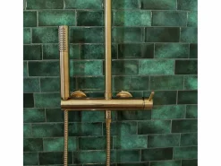 Essebagno Kiwo columna de ducha mecánica dorada Dorado New