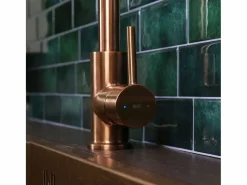 Essebagno Kiwo mezclador de fregadero cobre cepillado Cobrizo Best