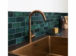 Essebagno Kiwo mezclador de fregadero cobre cepillado Cobrizo Best