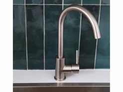 Kiwo Mezclador de fregadero estilo acero inoxidable^Essebagno Clearance