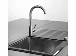 Kiwo Mezclador de fregadero estilo acero inoxidable^Essebagno Clearance