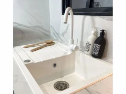 Essebagno Kiwo mezclador para fregadero Blanco Online