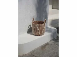 Bazar Bizar La Cesta De Macramé Con Costura Recta - L Multicolor