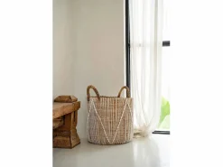 Bazar Bizar La Cesta De Macramé Con Costura Recta - L Multicolor
