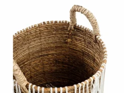 Bazar Bizar La Cesta De Macramé Con Costura Recta - L Multicolor