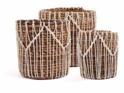 Bazar Bizar La Cesta Macra-Mazing - Natural Blanco - L Multicolor