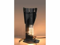 Lampada da tavolo di design nera E27 Lámpara de mesa de diseño Negra E27^Sollux Lighting Online
