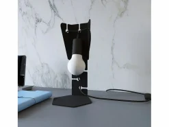 Lampada da tavolo di design nera E27 Lámpara de mesa de diseño Negra E27^Sollux Lighting Online