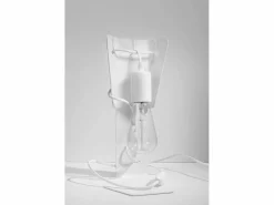 Lampada da tavolo di design bianca E27 Lámpara de mesa de diseño Blanca E27^Sollux Lighting Best