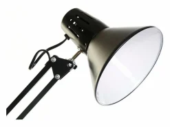 DKD Home decor LAMPARA SOBREMESA METAL 22X39X69 FLEXO Negro
