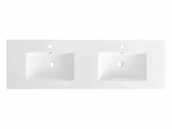 Shower & Design Lavabo|Lavabo rectangular de cerámica - 151 x 46,5 cm - MOTIAC