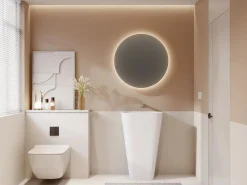 Shower & Design Lavabo|Lavabo con base rectangular de solid surface - - TILICHO