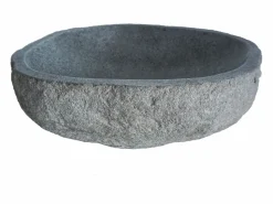 Shower & Design Lavabo|Lavabo de baño de piedra de río WATU