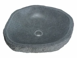 Shower & Design Lavabo|Lavabo de baño de piedra de río WATU