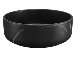 Lavabo de cerámica efecto mármol, L36 x A12 x P36 cm, VIAMARBA^Shower & Design Discount