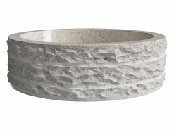 Shower & Design Lavabo de mármol - Color - D40 cm - CIRILA Crema Online