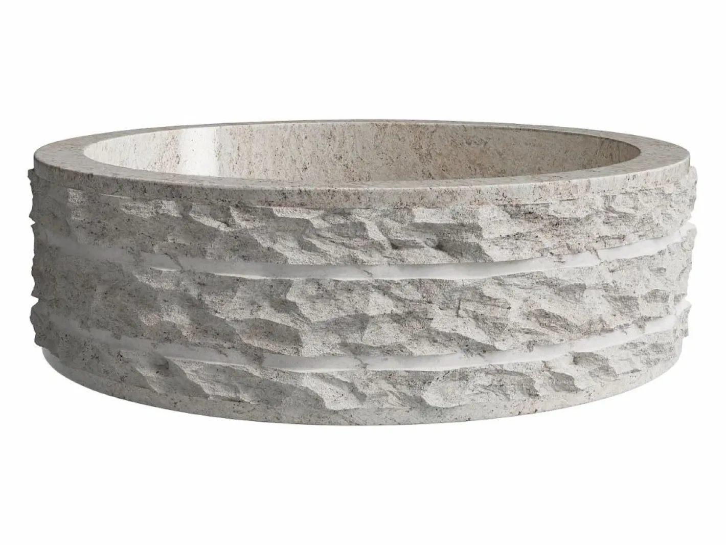 Shower & Design Lavabo de mármol - Color - D40 cm - CIRILA Crema Online