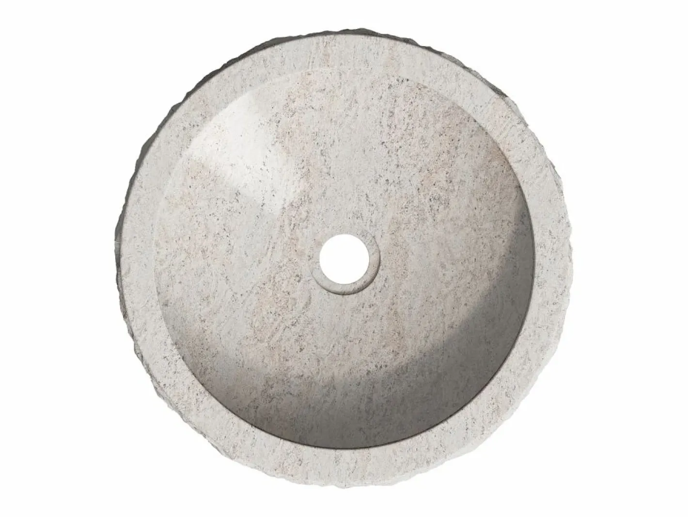 Shower & Design Lavabo de mármol - Color - D40 cm - CIRILA Crema Online