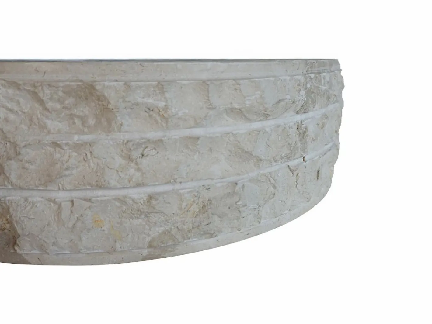 Shower & Design Lavabo de mármol - Color - D40 cm - CIRILA Crema Online