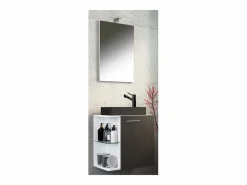 VCM Lavabo de muebles de baño Hausa Roble de miel AL. 122 x AN. 52 x P. 34 cm Multicolor