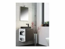 VCM Lavabo de muebles de baño Hausa Roble de miel AL. 122 x AN. 52 x P. 34 cm Multicolor