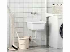Lavabo de pared 40x40x24 cm resina^ Hot