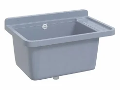 Fregadero|Lavabo de pared, , 60x40x28 cm, resina