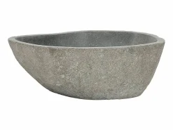 Lavabo de piedra de río ovalada 37-46 cm ES66270^ Hot