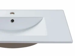 Shower & Design Lavabo|Lavabo empotrable de cerámica - L101 cm - MOTIAC