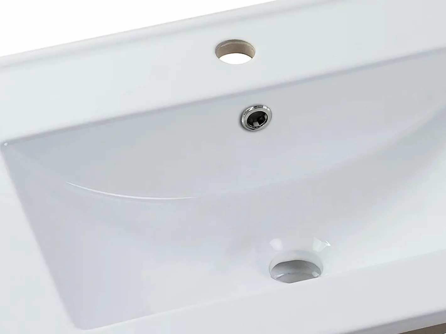 Shower & Design Lavabo|Lavabo empotrable de cerámica - L101 cm - MOTIAC