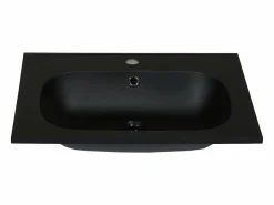 Shower & Design Lavabo|Lavabo encastrable de resina efecto piedra, , L60 x l46 cm, OKIWA