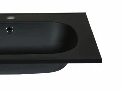 Shower & Design Lavabo|Lavabo encastrable de resina efecto piedra, , L60 x l46 cm, OKIWA