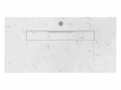 Shower & Design Lavabo flotante de solid surface blanca - 90 cm - TAKOTNA Blanco Sale