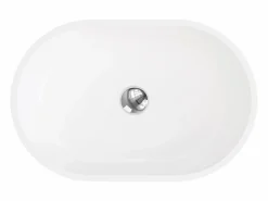 Lavabo ovalado de solid surface - - 58 cm - SENGLI^Shower & Design Hot