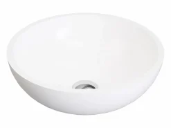 Lavabo redondo de solid surface - 40 cm - - IMJA^Shower & Design Discount