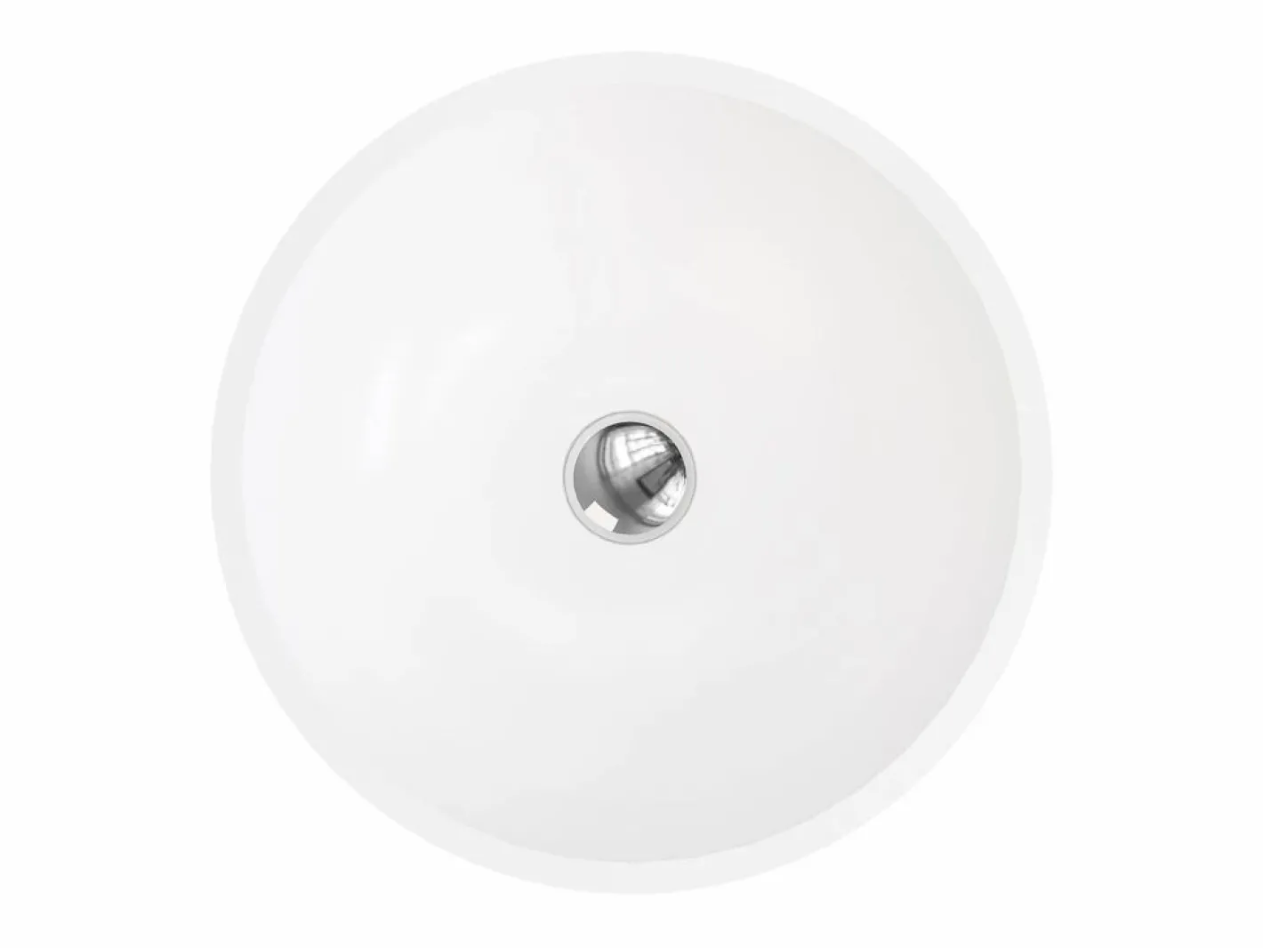 Lavabo redondo de solid surface - 40 cm - - IMJA^Shower & Design Discount