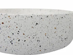 Lavabo redondo de terrazo azul, D39 x Alt. 12 cm, DUKAT^Shower & Design