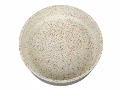 Shower & Design Lavabo|Lavabo redondo de terrazo rosa, D39 x Alt. 12 cm, DUKAT