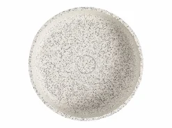 Lavabo redondo de terrazo blanco, D39 x Alt. 12 cm, DUKAT^Shower & Design Online