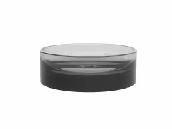 Lavabo redondo translúcido de resina - 40 cm - - SPAVO^Shower & Design Discount