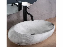 Rea Lavabo Sobre Encimera Roxy C Stone L. White Blanco Hot