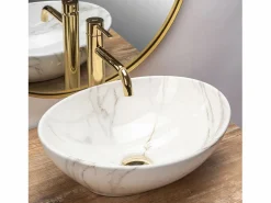 Rea Lavabo|Lavabo Sobre Encimera Sofia Shiny Aiax White
