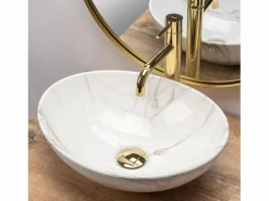 Rea Lavabo|Lavabo Sobre Encimera Sofia Shiny Aiax White