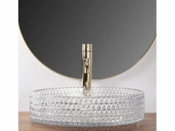 Rea Lavabo|Lavabo Sobre Encimera Cristal 39 White