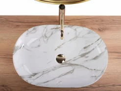 Lavabo Sobre Encimera Cleo 61 Shiny Aiax White^Rea Online