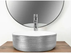 Rea Lavabo|Lavabo Sobre Encimera Sami White Grey