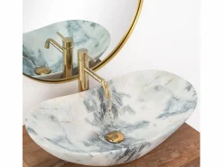 Lavabo Sobre Encimera Royal Granit White^Rea Discount