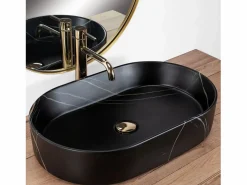 Rea Lavabo|Lavabo Sobre Encimera Nadia 60 Stone Black
